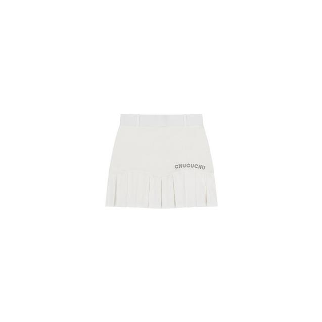 Jupe taille basse plissée pour femmes CHUCUCHU