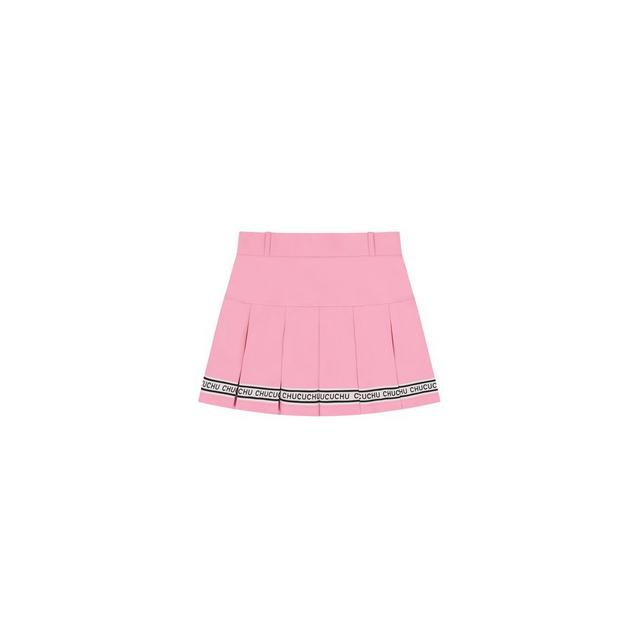 Women's Branded Hem Pleated Skirt | CHUCUCHU | Skirts & Skorts