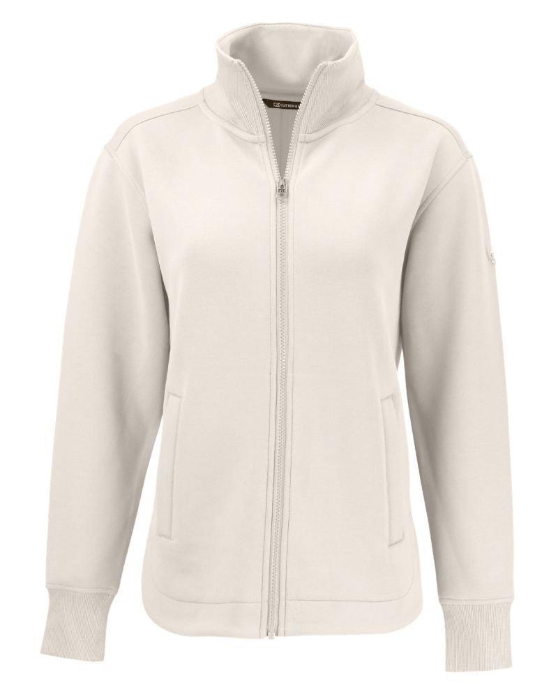 Cutter & Buck | Women's Roam Eco Full Zip Recycled Jacket | in White, Size Xxxl