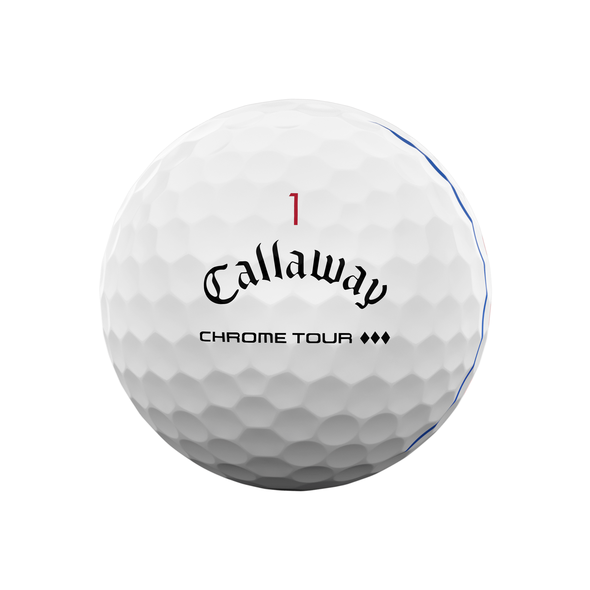 Chrome Tour Triple Diamond Golf Balls - Triple Track