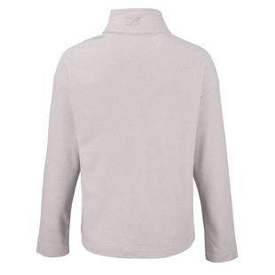 Women's Hunts Point Eco Textured Fleece Recycled Snap Pullover CUTTER & BUCK