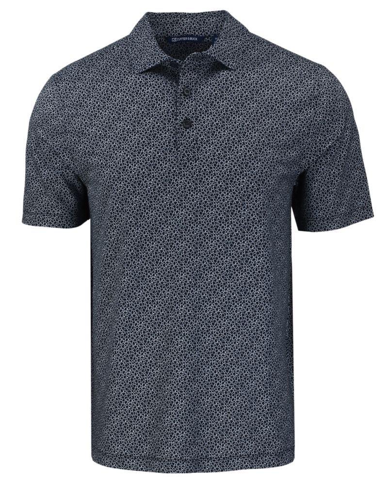 Men's Pike Eco Pebble Print Stretch Recycled Polo