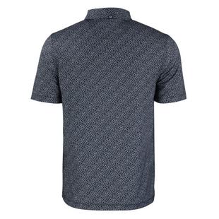 Men's Pike Eco Pebble Print Stretch Recycled Polo CUTTER & BUCK