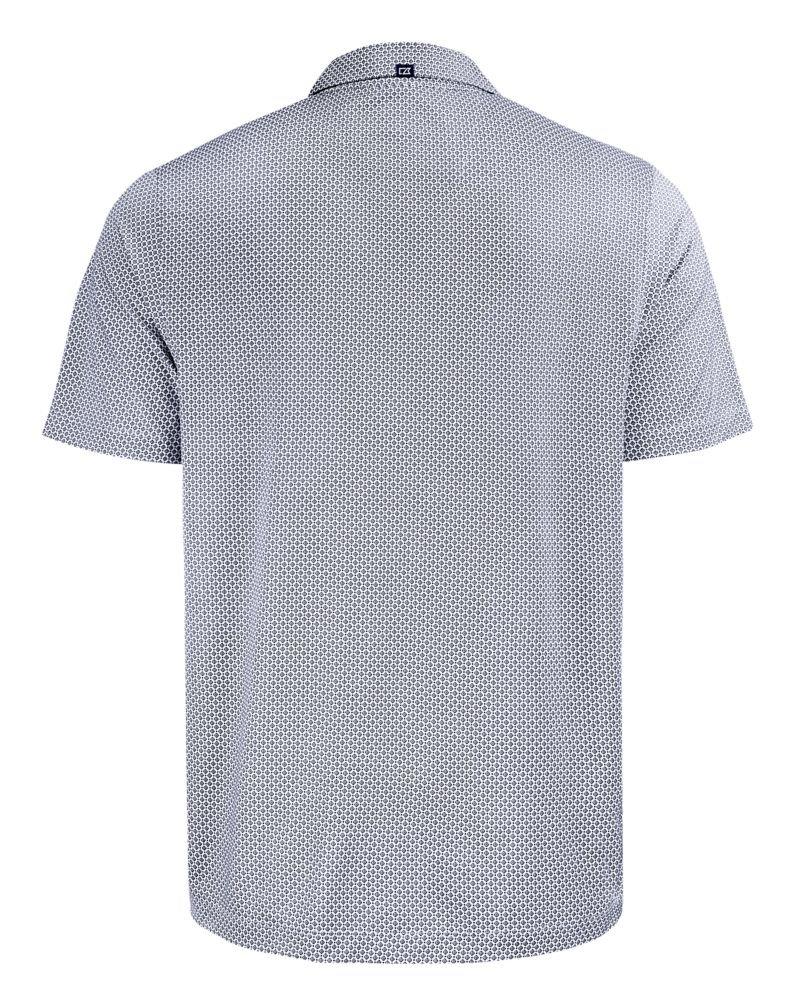 Men's Pike Eco Diamond Dot Print Recycled Polo