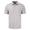 GREY | Men's Forge Eco Fine Line Stripe Stretch  Recycled Polo