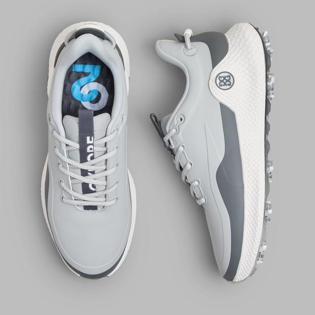 Men's MG4+ O2 G/LOCK Spiked Golf Shoe - Grey | G/FORE | Golf Shoes