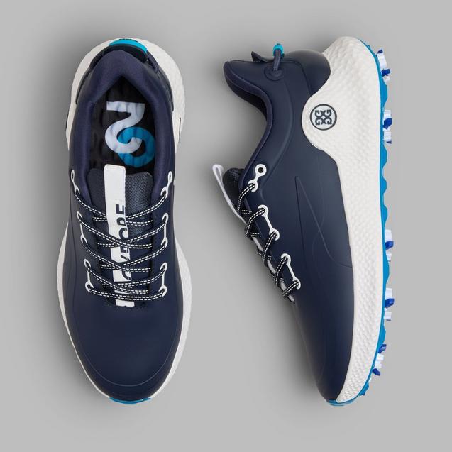 Men's MG4+ O2 G/LOCK Spiked Golf Shoe - Navy | G/FORE | Golf Shoes