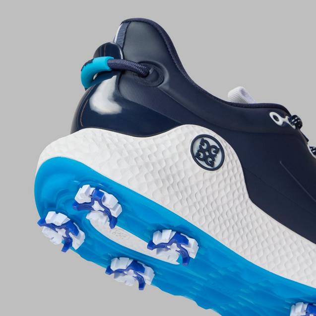 Men's MG4+ O2 G/LOCK Spiked Golf Shoe - Navy | G/FORE | Golf Shoes