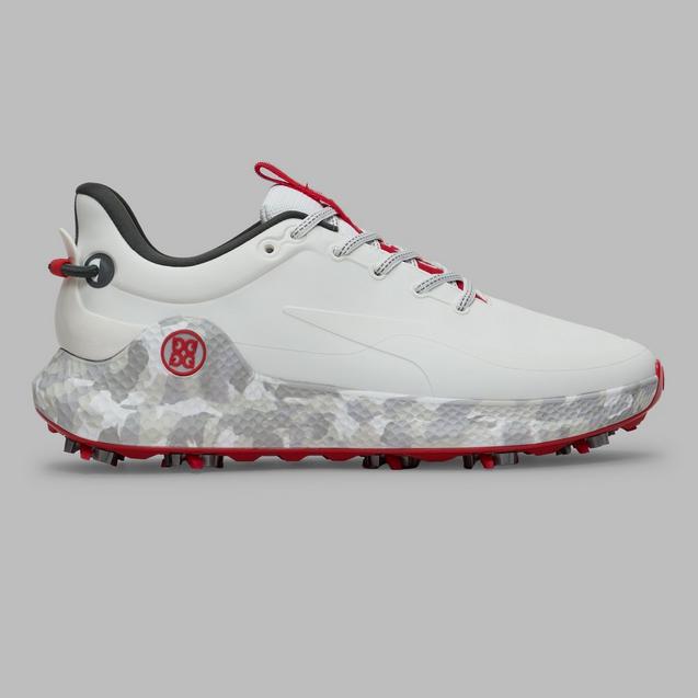 Men's MG4+ O2 G/LOCK Spiked Golf Shoe - White/Red G/FORE