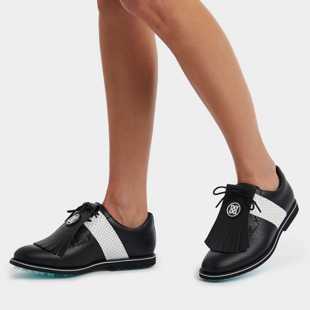 Women's Perforated Gallivanter Spikeless Golf Shoe - Black | G