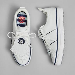 Women's Durf Side Stripe Spikeless Golf Shoe - White/Navy G/FORE