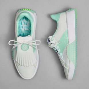Prior Generation - Women's G.112 Spikeless Golf Shoe - White/Blue G/FORE