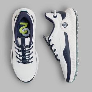Women's MG4+ O2 G/LOCK Spiked Golf Shoe - White/Navy G/FORE