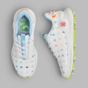 Women's MG4+ O2 G/LOCK Spiked Golf Shoe - White/Multi G/FORE