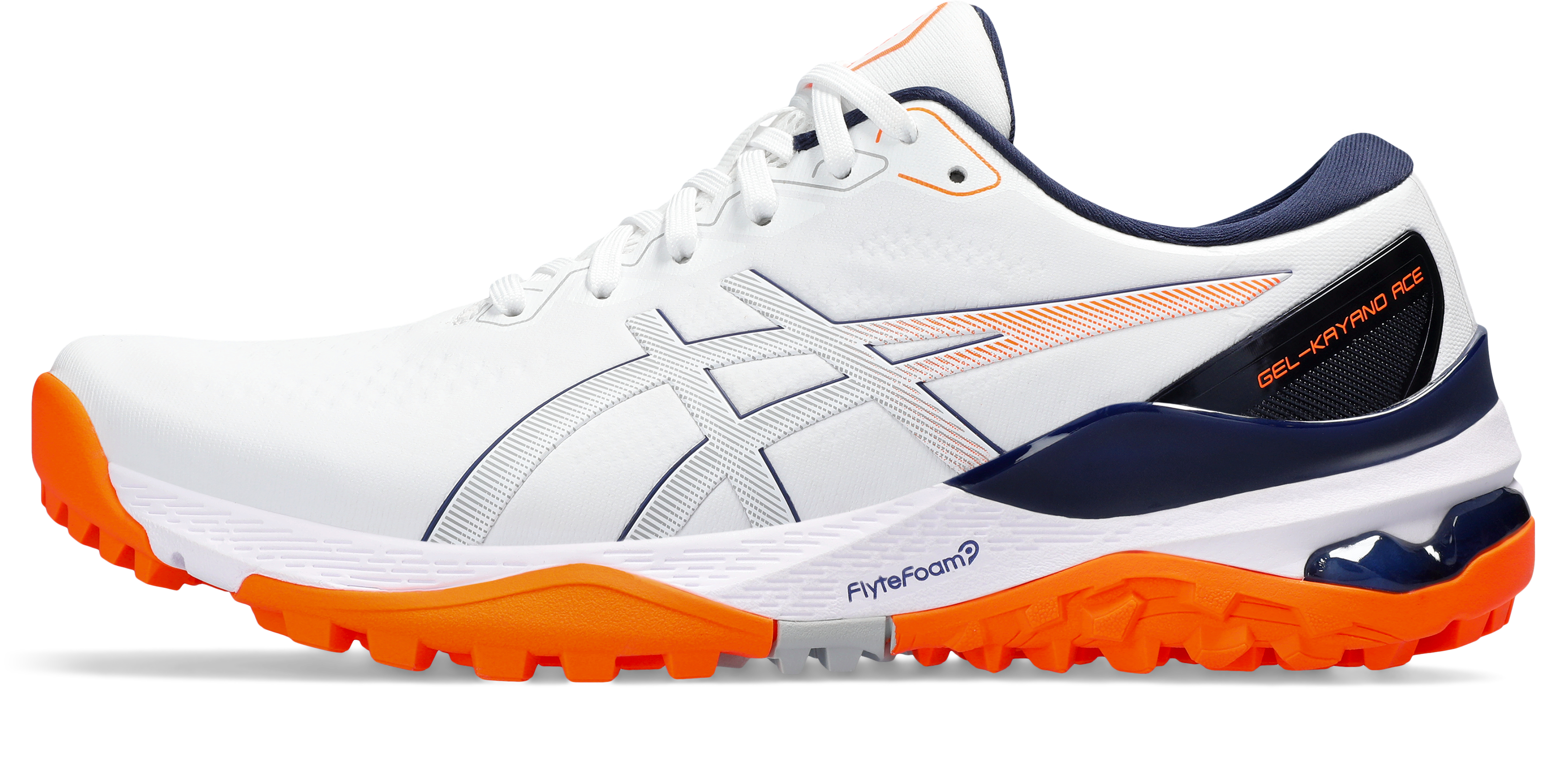 Men's Gel-Kayano Ace 2 Spikeless Golf Shoe - White/Multi