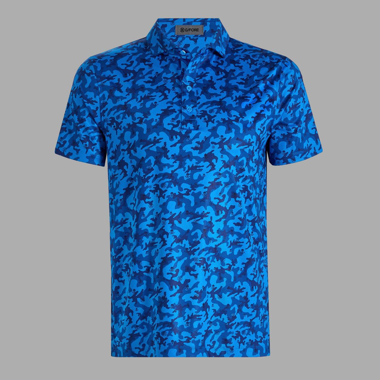 Men's Mapped Icon Camo Tech Short Sleeve Polo