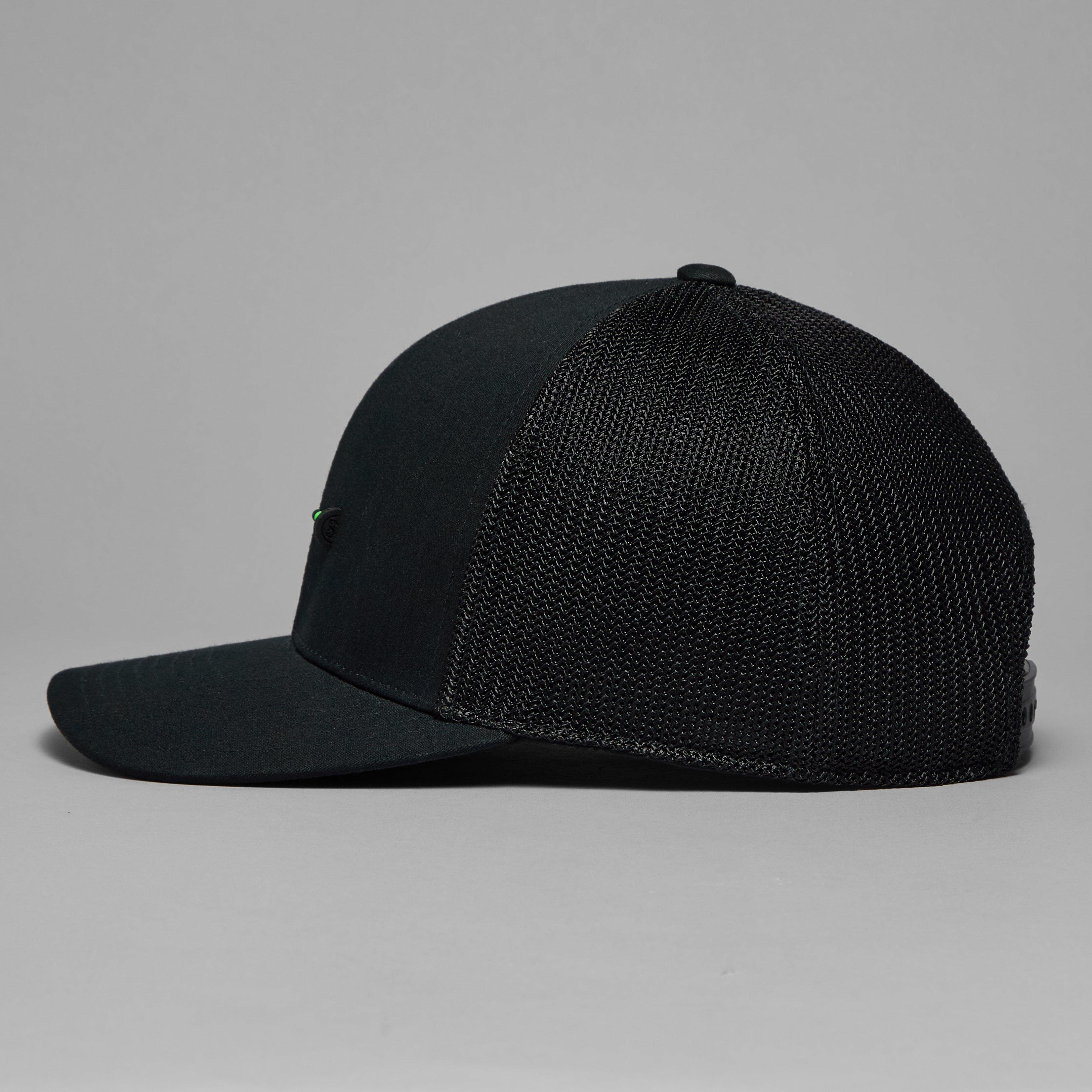 Men's Silicone Tee Mid Cotton Twill Trucker Cap