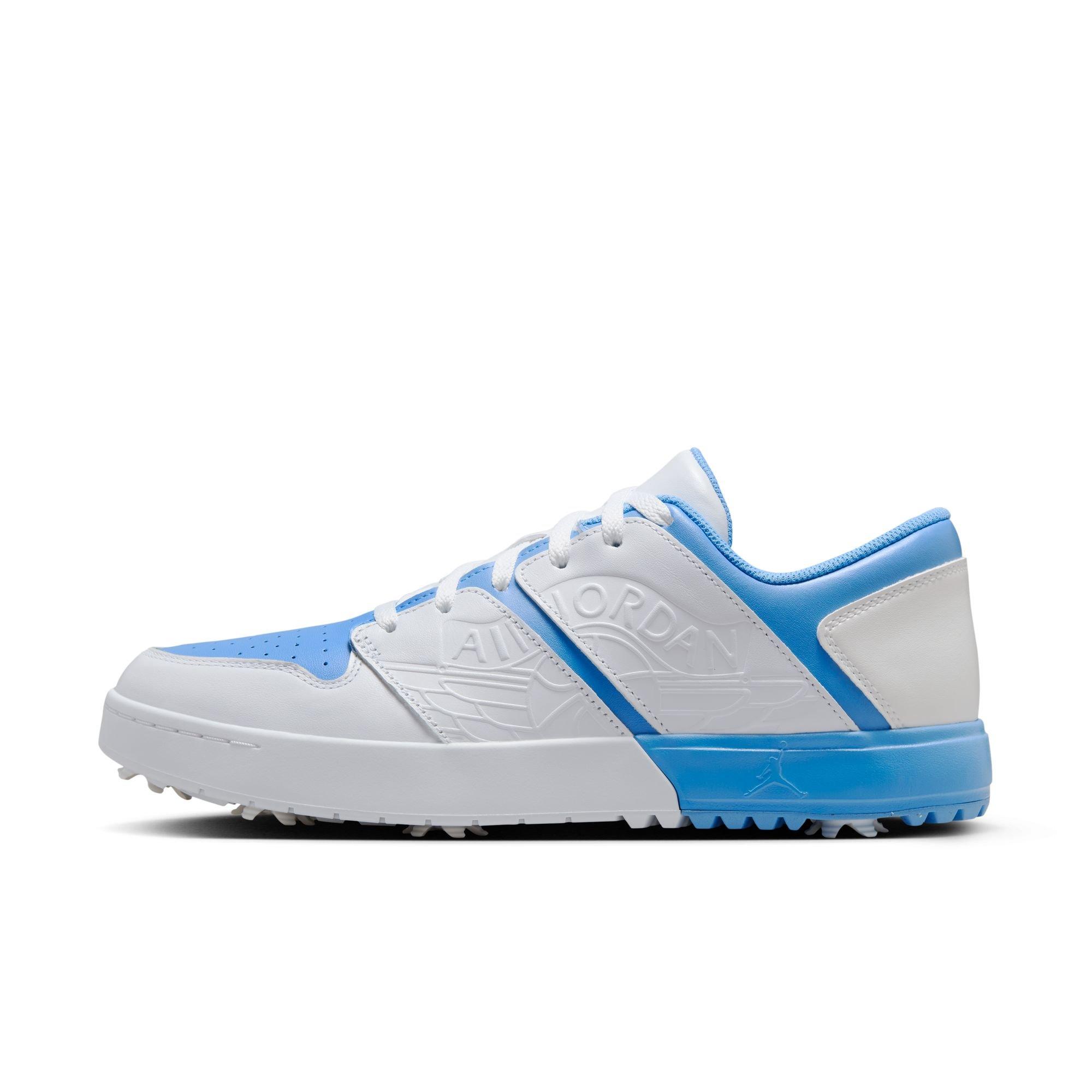 Golf⛳️ページ Jordan NU Retro Low G Spiked Golf Shoe - White/Blue | NIKE