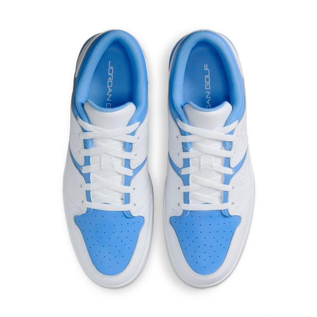Jordan NU Retro Low G Spiked Golf Shoe - White/Blue | NIKE