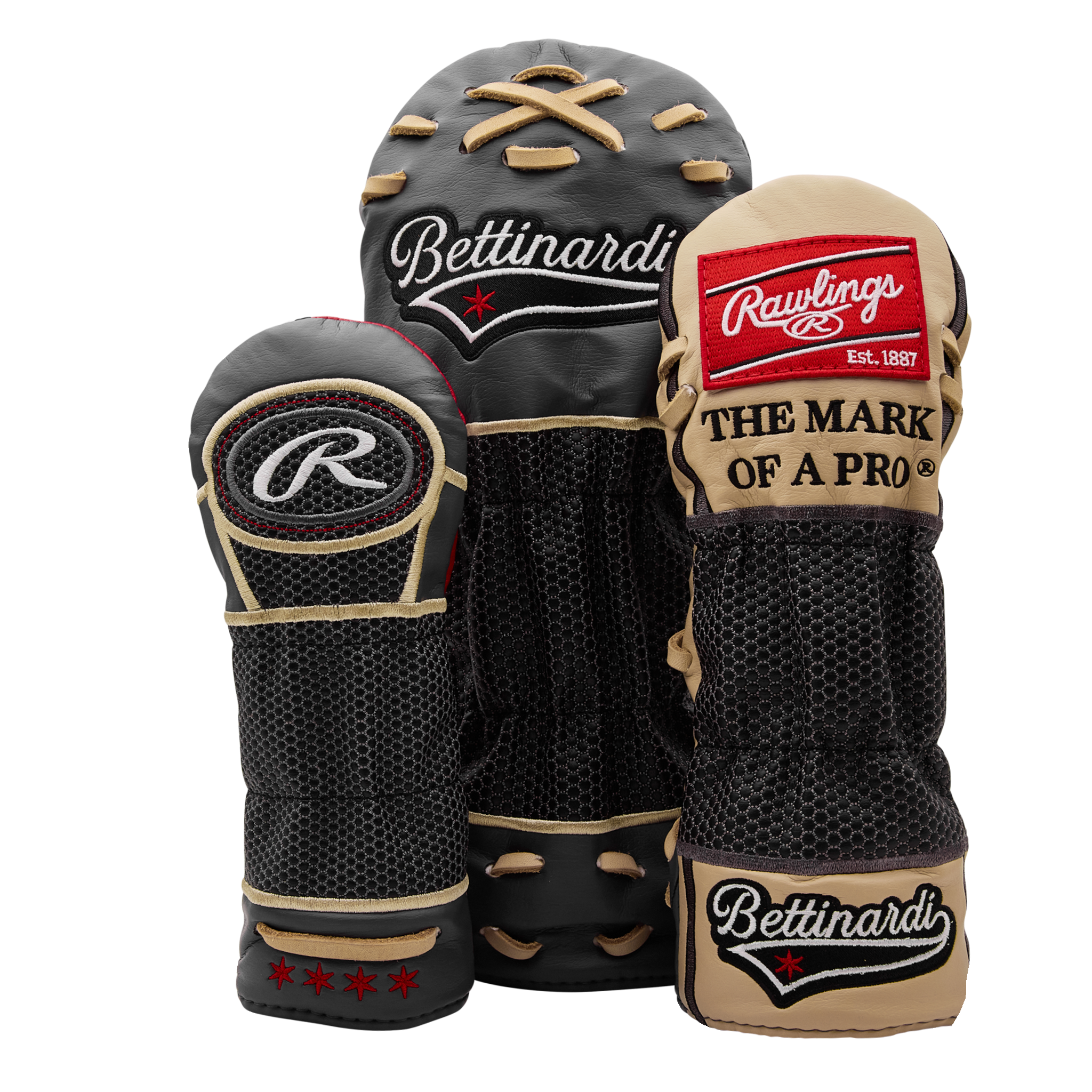 Limited Edition Rawlings Wood Set Headcover - Black Glove