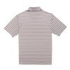 Polo en tissu recyclé à rayures rétro Hudson pour hommes