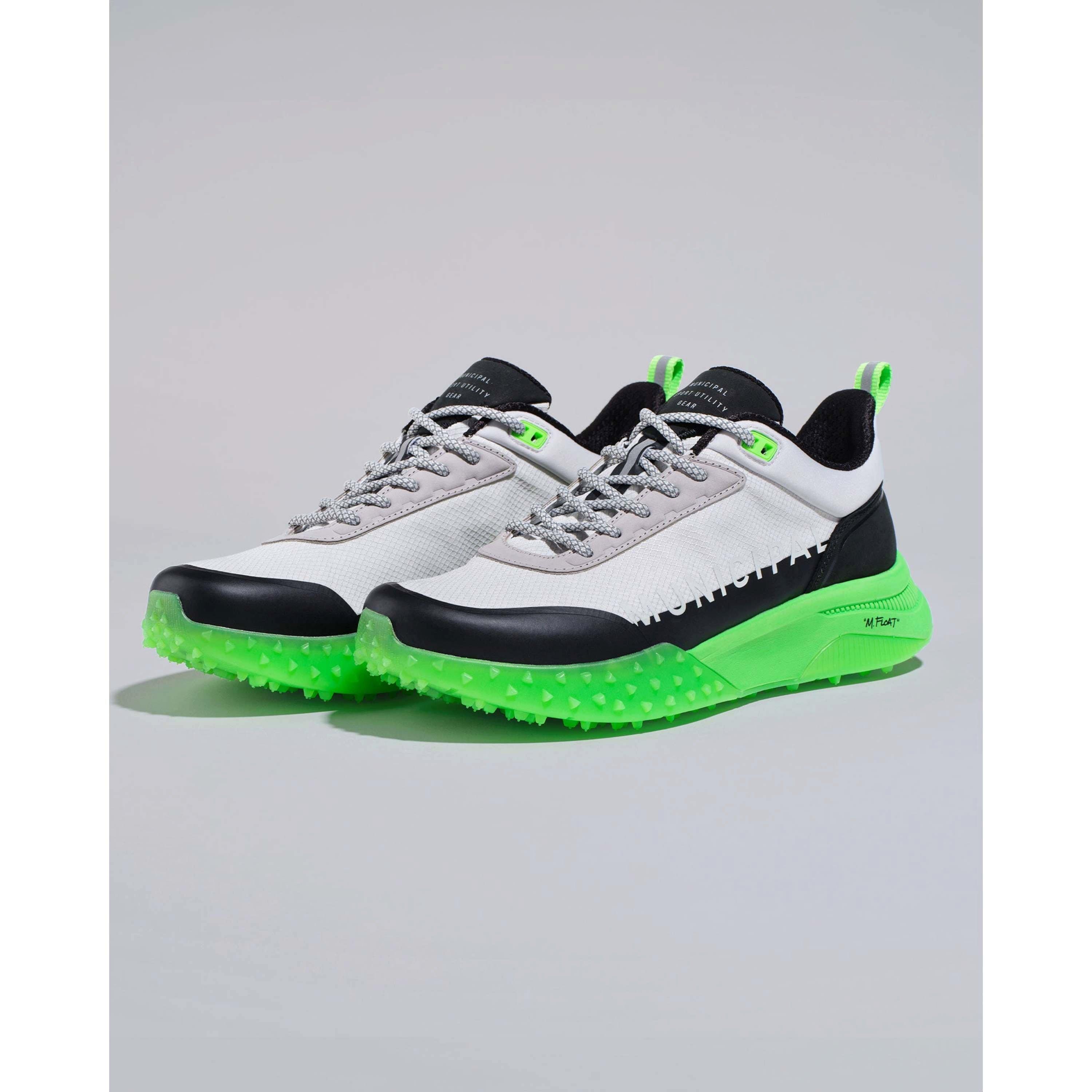 Men's Sportcross ATG Spikeless Golf Shoe - White/Black/Green
