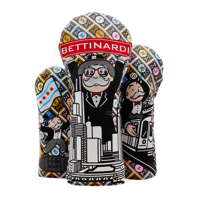 Ensembles de couvre-bâtons pour bois - Mr. Monopoly Chi Town - Édition limitée BETTINARDI