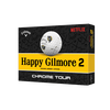 Limited Edition - Chrome Tour Truvis Golf Balls - Happy Gilmore 2 Hockey Jersey + Sticks