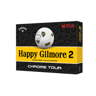 Limited Edition - Chrome Tour Truvis Golf Balls - Happy Gilmore 2 Hockey Jersey + It's All In The Hips CALLAWAY