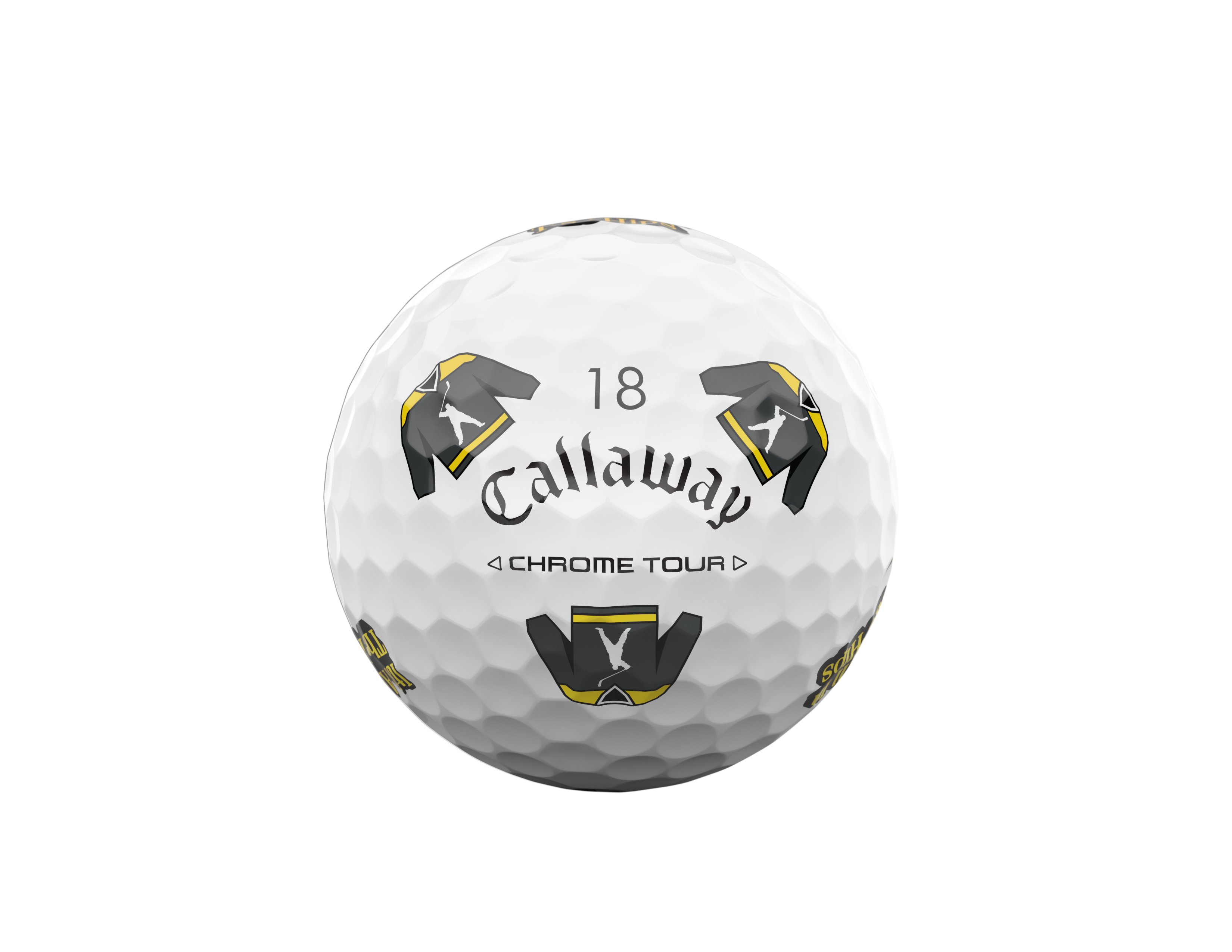 Limited Edition - Chrome Tour Truvis Golf Balls - Happy Gilmore 2 Hockey Jersey + It's All In The Hips