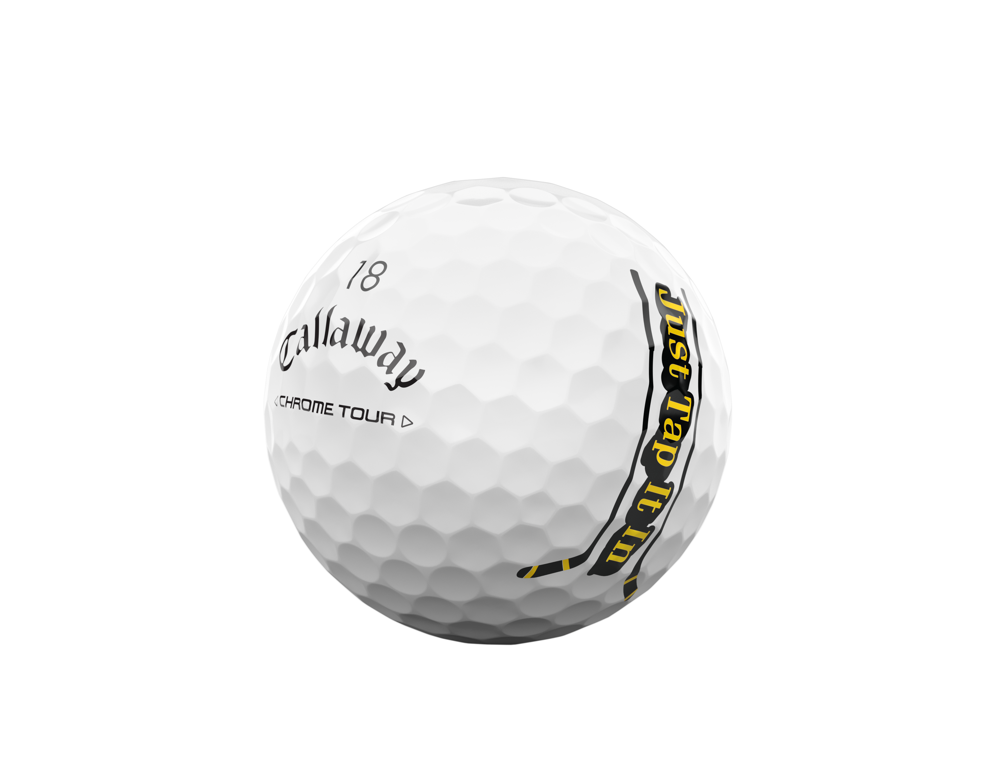Limited Edition - Chrome Tour Truvis Golf Balls - Happy Gilmore 2 Just Tap It In