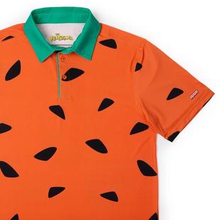 Men's Flinstones Flop Shot Freddy Short Sleeve Polo BREAKFAST BALLS