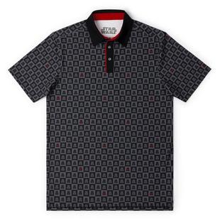 Men's Star Wars Vader Checkerboard Short Sleeve Polo BREAKFAST BALLS