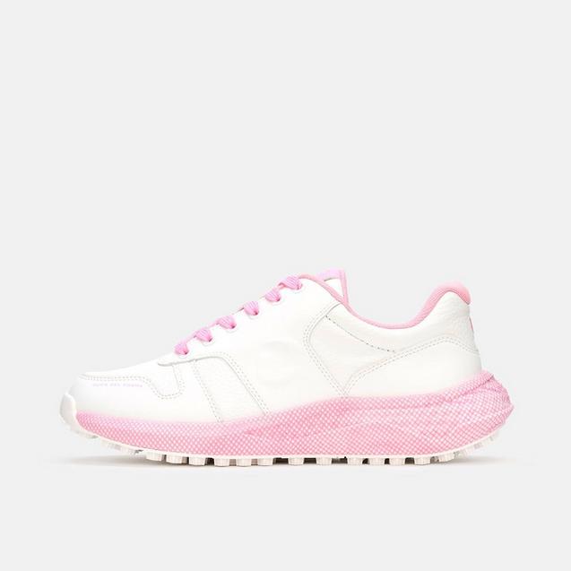 Women's Saturnia Spikeless Golf Shoe-White/Pink DUCA DEL COSMA
