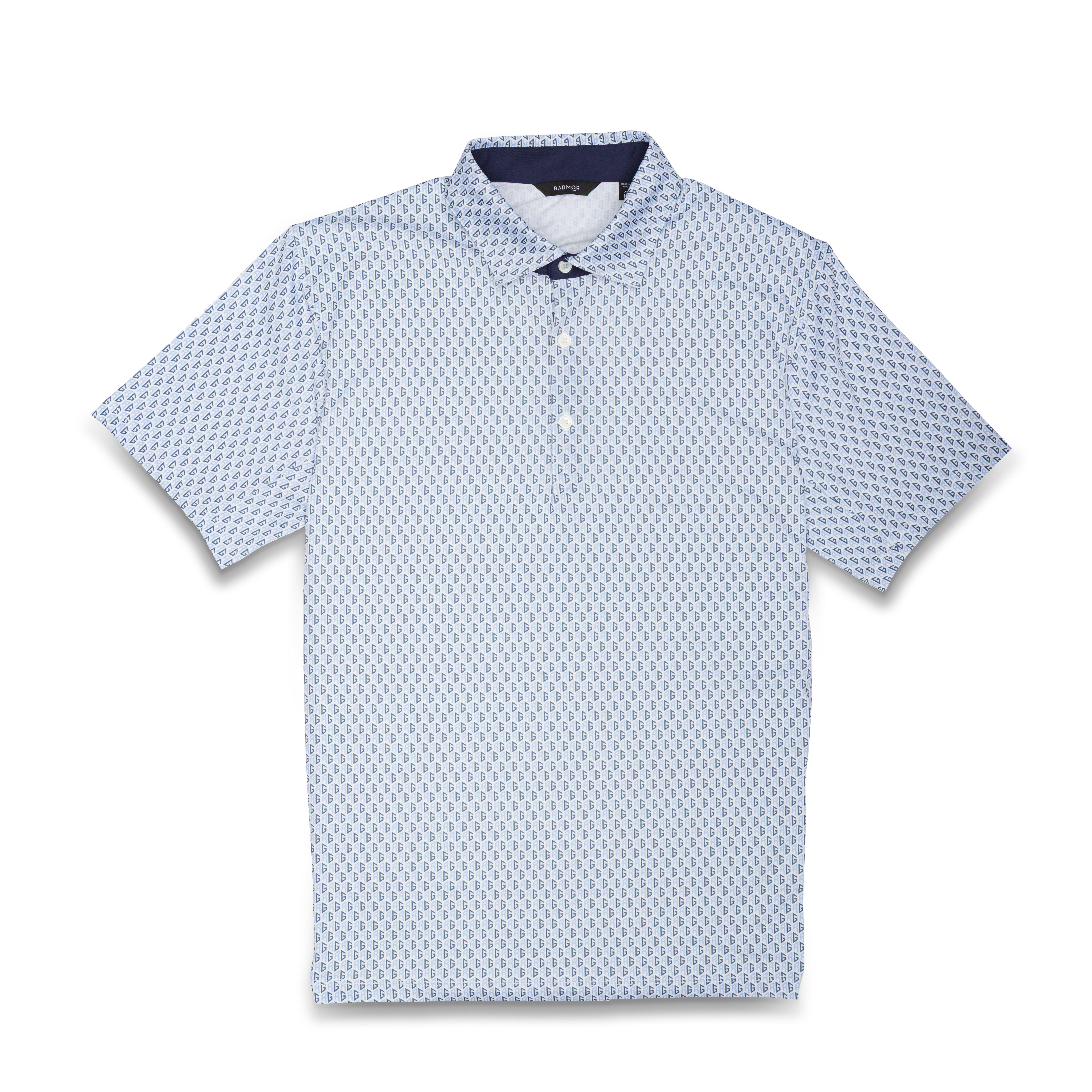 Men's Taylor Recycled RG Monogram Short Sleeve Polo