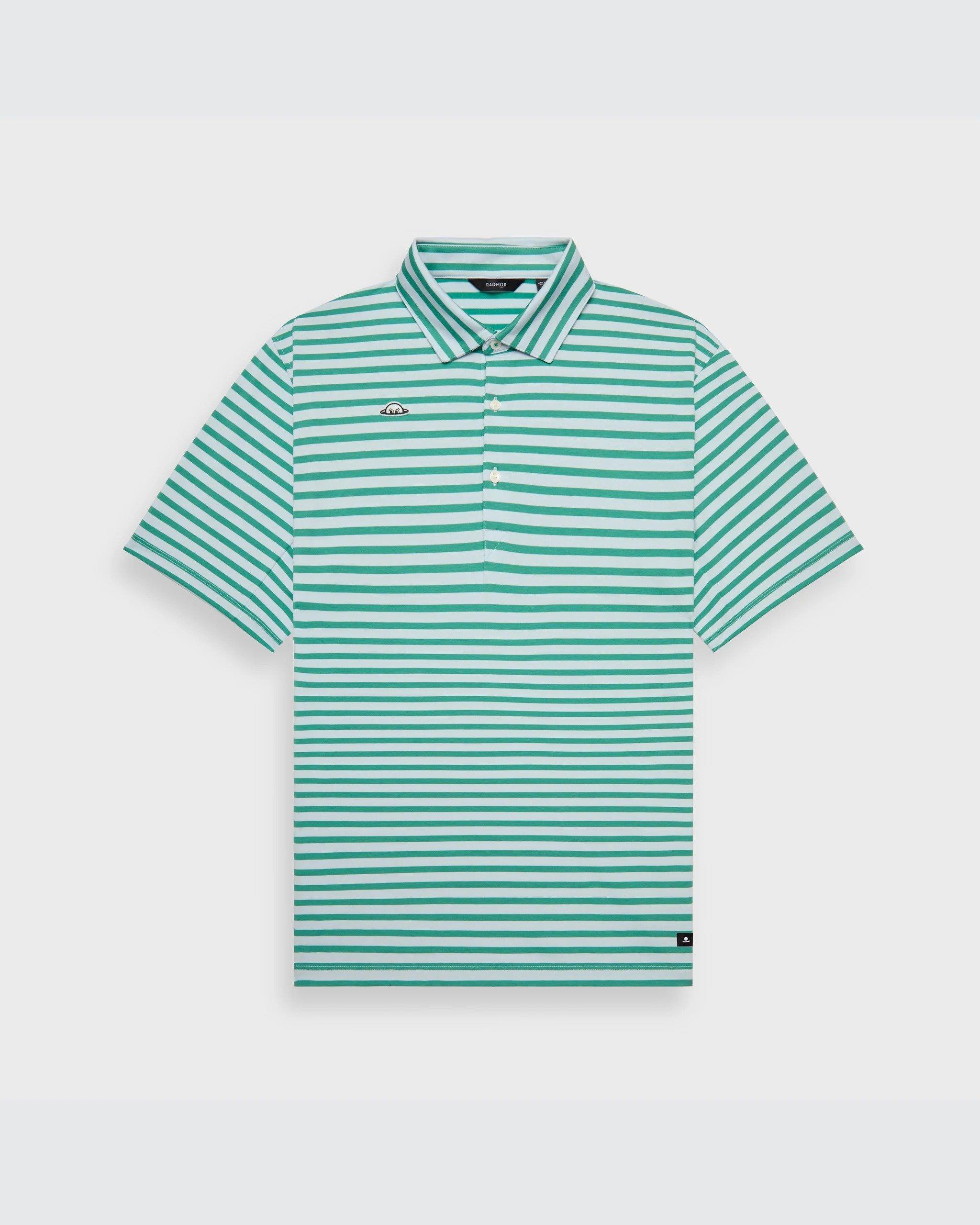Men's Hudson Recycled Vintage Stripe Short Sleeve Polo