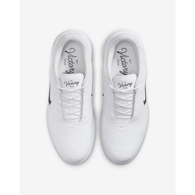 Victory Tour 4 Spiked Golf Shoe - White/Black | NIKE | Golf Shoes