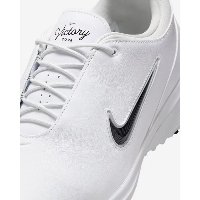 Victory Tour 4 Spiked Golf Shoe - White/Black | NIKE | Golf Shoes