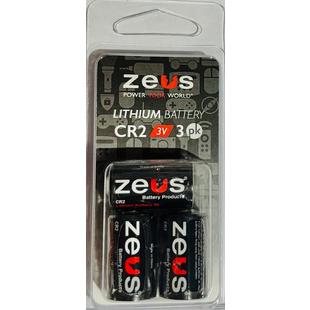 CR2 3V Lithium Battery - 3 Pack ZEUS