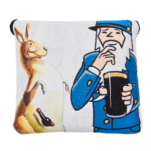 Limited Edition - Center Shafted Mallet Putter Headcover - Lovely day for a Guinness Kangaroo BETTINARDI