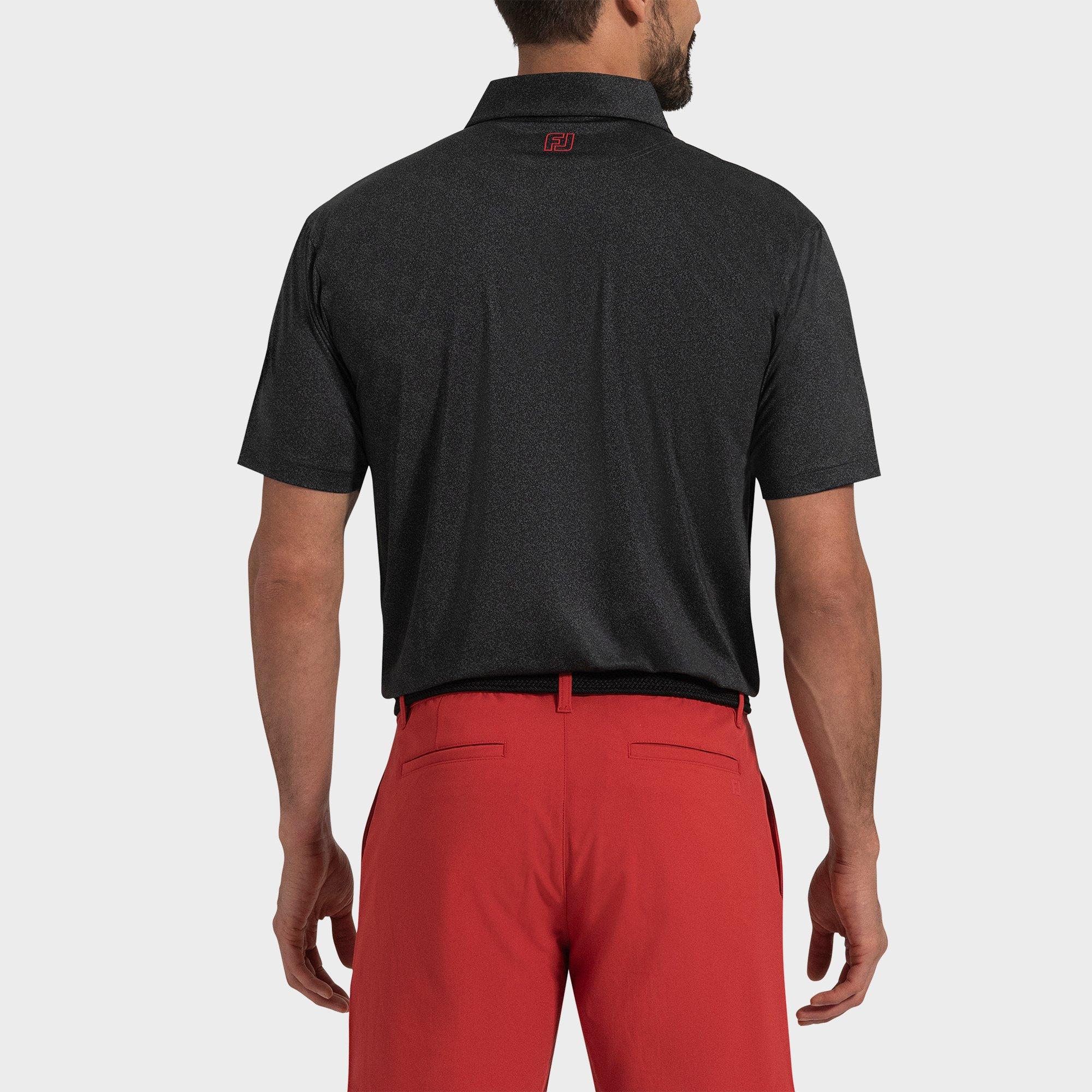 Men's Canada Speckle Print Short Sleeve Polo