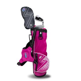 UL7 Junior 39 Inch 3-Piece Pink Carry Bag Package Set US KIDS