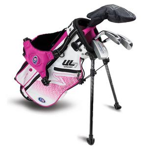 UL7 Junior 42 Inch 4-Piece White Stand Bag Package Set US KIDS