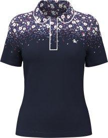 Women's Engineered Floral Short Sleeve Polo