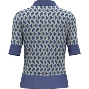 Women's Geometric Jacquard 1/2 Sleeve Polo ORIGINAL PENGUIN GOLF