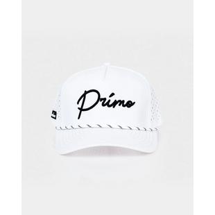 Men's White Cursive Cap PRIMO
