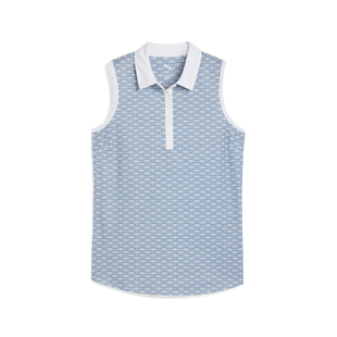 Women's Cloudspun Scallop Sleeveless Polo PUMA