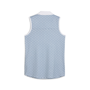 Women's Cloudspun Scallop Sleeveless Polo PUMA