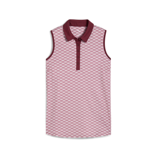 Women's Cloudspun Scallop Sleeveless Polo PUMA