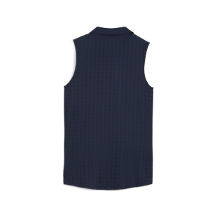 Polo sans manches Houndstooth pour femmes PUMA